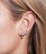 LUMINARY DIAMOND HUGGIE SINGLE DROP