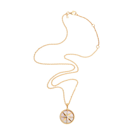 COMPASS PENDANT MOTHER OF PEARL