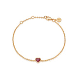 RUBY HEART BRACELET