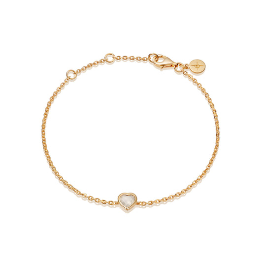MOONSTONE HEART BRACELET