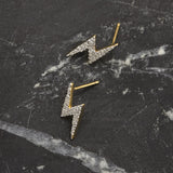 LIGHTNING BOLT STUD EARRINGS