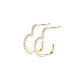 LOVE HEART HOOP DIAMOND
