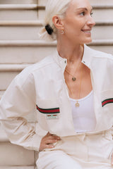 COMPASS PENDANT MOTHER OF PEARL