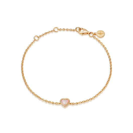 OPAL HEART BRACELET