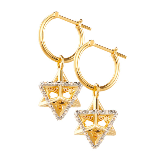 ROCKSTAR DIAMOND HOOPS