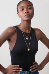 COMPASS PENDANT MOTHER OF PEARL