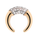 FALLEN MOON STUD EARRINGS