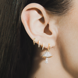 Disco Mushroom Earrings