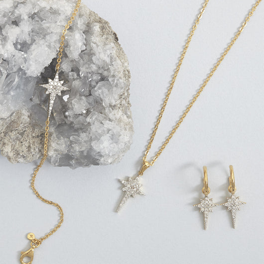 FALLEN STAR HOOP EARRINGS Sophie Lis