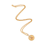 LOVE PENDANT GOLD SURROUND