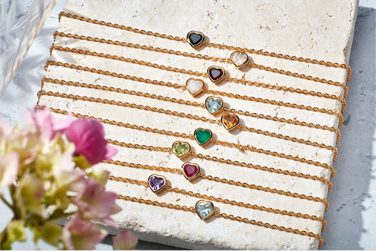 Opal 2025 heart bracelet