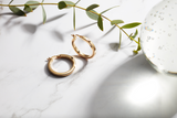 TITAN GOLD HOOPS