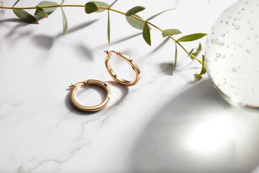 TITAN ROSE GOLD HOOPS Sophie Lis