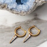 SPIKE HOOP EARRINGS