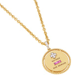 LOVE PENDANT GOLD SURROUND