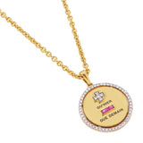 LOVE PENDANT DIAMOND SURROUND