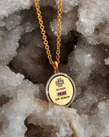 LOVE PENDANT DIAMOND SURROUND