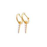 SPIKE HOOP EARRINGS