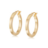 TITAN GOLD HOOPS